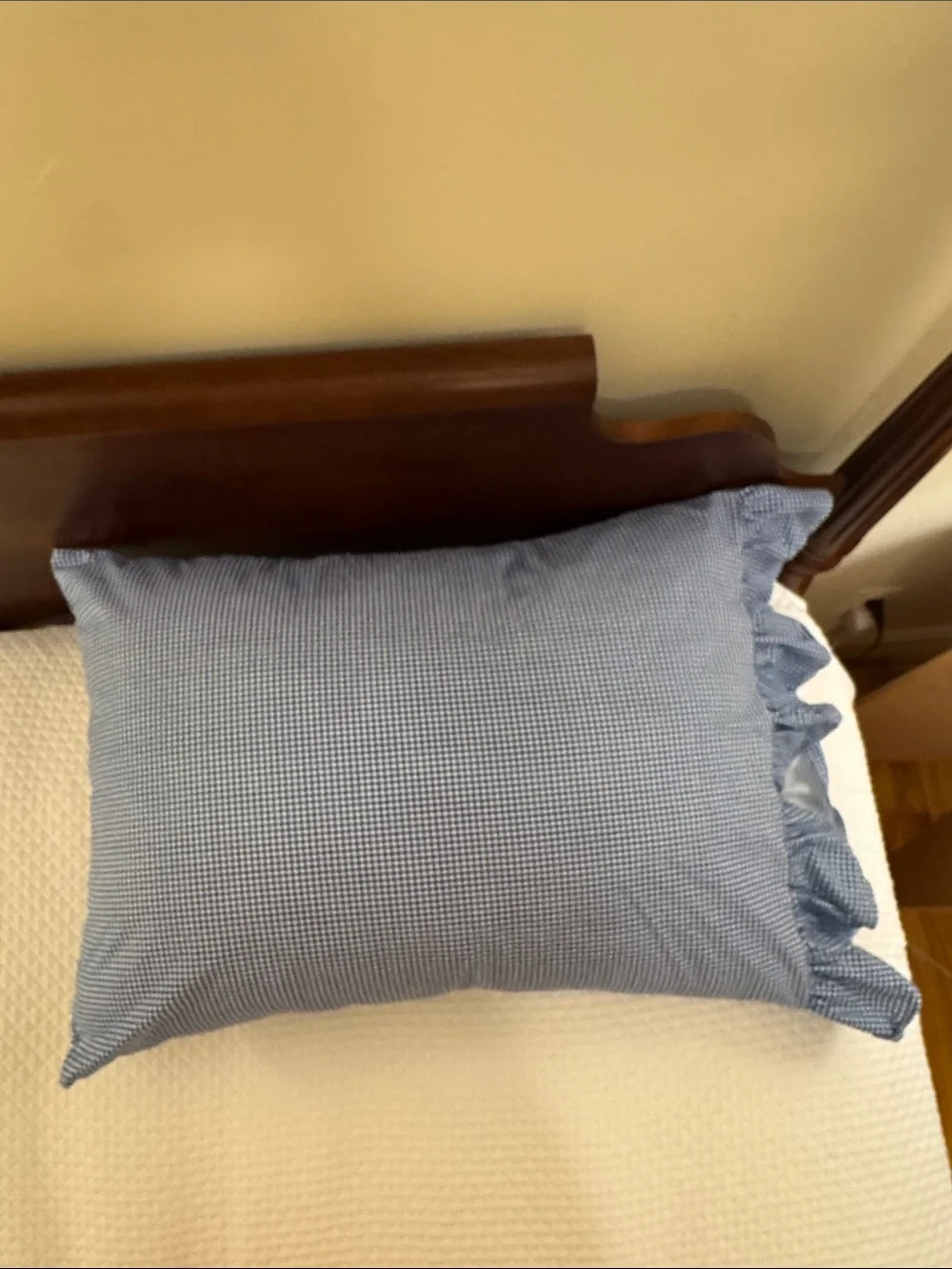 Two Ralph Lauren Blue Gingham Twin Comforters and Pillowcases
